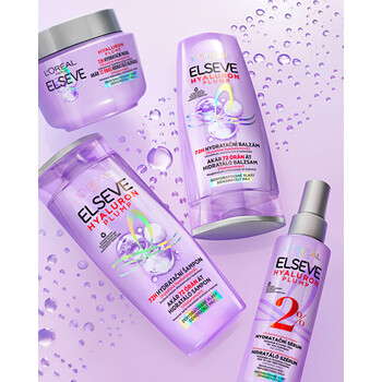 Elseve Hyaluron Plump 72H Hydrating Shampoo - Hydratační šampon s kyselinou hyaluronovou